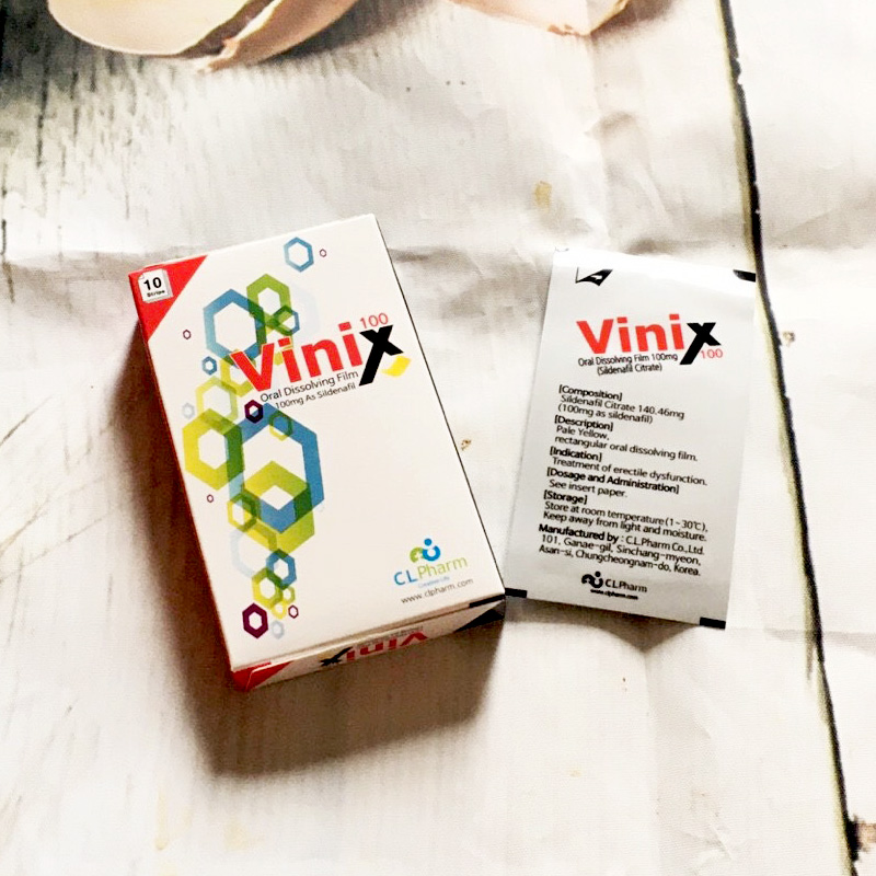발기부전 치료제 부동의 1위 제품! 비닉스 필름형 (실데나필 100mg)_1팩(10매)